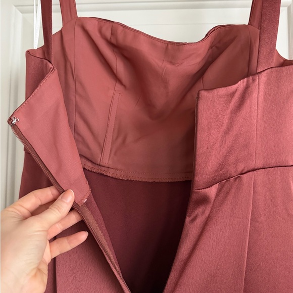 Jenny Yoo Bridesmaid Dress English Rose Luxe Satin Size 6 - Picture 12 of 13